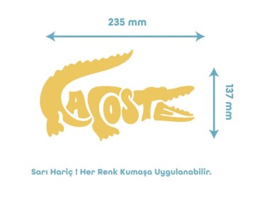 Tipografik Timsah Temalı Tekstil Baskı Filmi