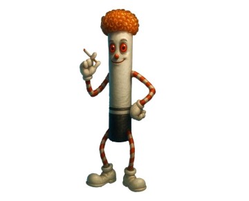 Smoking Man Temalı Tekstil Baskı Filmi