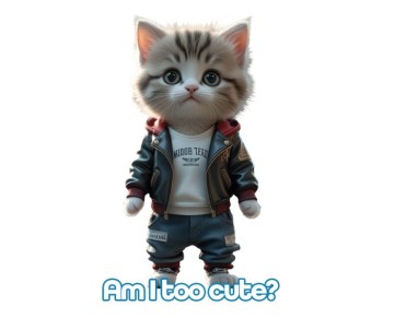 Kedi Temalı Tekstil Baskı Filmi