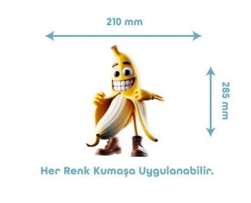 Banana Man Temalı Tekstil Baskı Filmi
