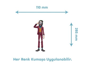 Joker Temalı Tekstil Baskı Filmi