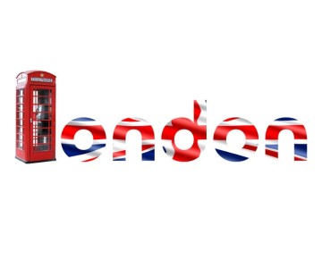 Londra Temalı Tekstil Baskı Filmi