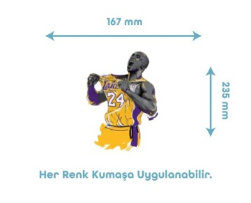 Kobe Braynt Temalı Tekstil Baskı Filmi