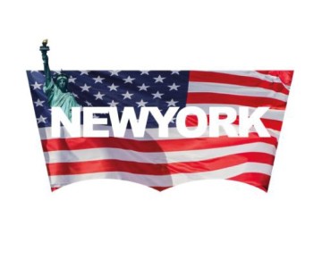 New York Temalı Tekstil Baskı Filmi