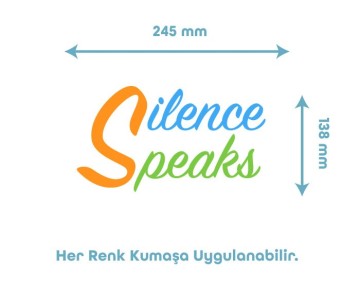 Silence Speaks Temalı Tekstil Baskı Filmi