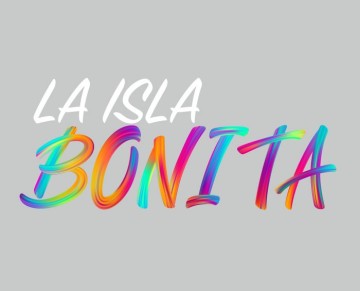 La İsla Bonita Temalı Tekstil Baskı Filmi