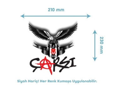 Beşiktaş Temalı Tekstil Baskı Filmi