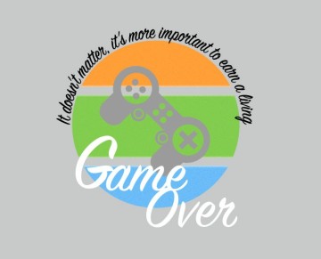 Game Temalı Tekstil Baskı Filmi