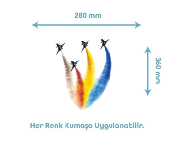 Fly Temalı Tekstil Baskı Filmi