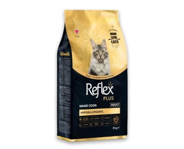 Reflex Plus Hypoallergenic Maine Coon Tavuklu Yetişkin Kedi Maması 8 Kg