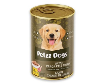PetzzDogs Kuzu Etli Yavru Köpek Konservesi 400 Gr
