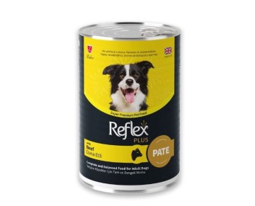 Reflex Plus Pate İçinde Dana Etli Yetişkin Konserve Köpek Maması 400 Gr
